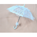 Goog quality colored lace decoration bridal party wedding lace umbrella